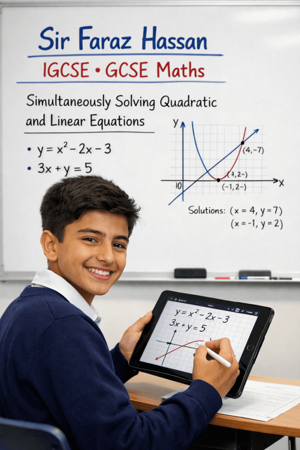 Solving linear and quadratic equations